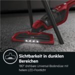AEG Ergorapido CX7-2-45AN 2-in-1 Akku-Staubsauger – 45 Min, Tierhaardueuse, 180 Grad Drehgelenk, LED-Frontlichter, freistehend, Rot – Bild 6