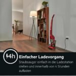 AEG Ergorapido CX7-2-45AN 2-in-1 Akku-Staubsauger – 45 Min, Tierhaardueuse, 180 Grad Drehgelenk, LED-Frontlichter, freistehend, Rot – Bild 9