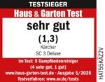 Kaercher SC 3 Deluxe Dampfreiniger – 1.900W, 3,5 Bar, 30s Aufheizzeit, 75 m2, inkl. Bodenreinigungsset, Mikrofaser & Rundbuers te – Bild 2