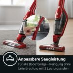 AEG Ergorapido CX7-2-45AN 2-in-1 Akku-Staubsauger – 45 Min, Tierhaardueuse, 180 Grad Drehgelenk, LED-Frontlichter, freistehend, Rot – Bild 7