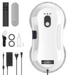 Fensterputzroboter 5600Pa – Ultra-Duenn 7,5 cm, Wasserspruhfunktion, intelligente Navigation, 3 Modi, Absturzsicherung & Fernbedienung