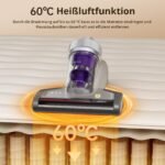 Jimmy JV35 Milbensauger 700W – UV-C Licht, Doppelter Zyklon & Heissluftfunktion, Bett-Staubsauger fuer Matratzen, Betten & Sofa – Bild 5