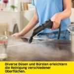 Kaercher SC 3 Deluxe Dampfreiniger – 1.900W, 3,5 Bar, 30s Aufheizzeit, 75 m2, inkl. Bodenreinigungsset, Mikrofaser & Rundbuers te – Bild 5