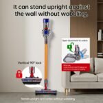 KENVOR Buerste kompatibel mit Dyson V7, V8, V10, V11, V15 – 5 LED-Leuchten, Bodendueuse & Bodenbuers te fuer Dyson Zubehoer, Hartboeden – Bild 4