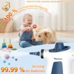 Traumheim Handdampfreiniger 1200W – 3 Bar, 14-teiliges Zubehoer, 110 Grad C, chemiefrei fuer Kueche, Boeden, Fliesen & Sofas – Bild 6