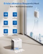 ECOVACS WINBOT W2 PRO Omni Fensterputzroboter – 6-in-1 Multifunktionsstation, 3-Duesen-Spruehkopf, Win-SLAM 4.0, 12-Stufen-Schutz, Weiss – Bild 5