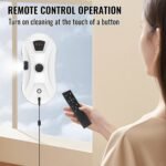 Purova Fensterputzroboter 5600Pa – Spruhfunktion, intelligente Navigation, 3 Reinigungsmodi, Sicherheitsseil & UPS fuer Fenster & Glas – Bild 7