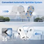 Fensterputzroboter 5600Pa – Ultra-Duenn 7,5 cm, Wasserspruhfunktion, intelligente Navigation, 3 Modi, Absturzsicherung & Fernbedienung – Bild 5