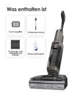 Tineco Floor ONE i6 Stretch Nass-Trockensauger – 180 Grad Lay-Flat, 20kPa, 85 Grad C Heissluft-Trocknung, 40 Min, Anti-Tangle – Bild 2