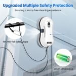 Fensterputzroboter 5600Pa – Ultra-Duenn 7,5 cm, Wasserspruhfunktion, intelligente Navigation, 3 Modi, Absturzsicherung & Fernbedienung – Bild 4