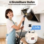 Kyapoo Dampfreiniger 1500W – 15s Aufheizzeit, 1L Tank, 6 Stufen, 3 Bar, tragbar fuer Boden, Kueche, Fenster, Bad & Auto – Bild 4