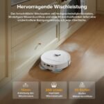 roborock Qrevo Saugroboter QV 35A – 8000Pa Saugkraft, Wischfunktion, Anti-Verfilzungs-Seitenbuers te, LiDAR-Navigation, All-in-One Dock, Weiss – Bild 6