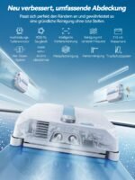Keero W37D Fensterputzroboter 9000Pa – Vier-Duesen-System, 4 Reinigungsmodi, Randerkennung, Turbinenmotor & Sicherheitssystem – Bild 3