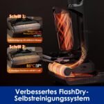 Tineco Floor ONE S7 Stretch Ultra Nass-Trockensauger – 180 Grad, 85 Grad Flashdry 5 Min, 50 Min Laufzeit, DualBlock Anti-Tangle, Kantenreinigung – Bild 5