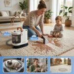 KLAMER Polsterreiniger 500W – Waschsauger mit 2-Tank-System 1,6L, 15 kPa, Spr ue h- & Saugtechnik, Selbstreinigung, Teppichreiniger – Bild 4
