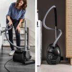 Siemens VSZ3XTRM11 Staubsauger mit Beutel 850W – XXL-Polsterduese fuer Tierhaare, Bodendueuse fuer Parkett, Teppich & Fliesen, Schwarz – Bild 2