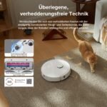 roborock Qrevo Saugroboter QV 35A – 8000Pa Saugkraft, Wischfunktion, Anti-Verfilzungs-Seitenbuers te, LiDAR-Navigation, All-in-One Dock, Weiss – Bild 5