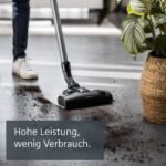 Siemens VSZ3XTRM11 Staubsauger mit Beutel 850W – XXL-Polsterduese fuer Tierhaare, Bodendueuse fuer Parkett, Teppich & Fliesen, Schwarz – Bild 5